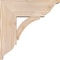 Ekena Millwork Thorton Traditional Smooth Bracket w/ Offset Brace, Douglas Fir, 7 1/2"W x 20"D x 20"H BKT0806X20X20THR01SDF - alternate 4